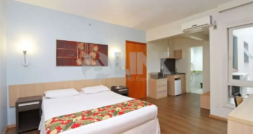 Apartamento 1 dormitório estilo flat mobiliado à venda no bairro centro histórico em porto alegre