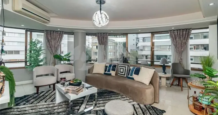 Apartamento mobiliado de 3 quartos com 2 vagas à venda no bairro bela vista em porto alegre