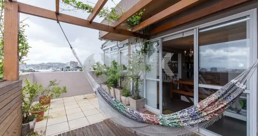 Cobertura com 2 quartos à venda no bairro chácara das pedras em porto alegre