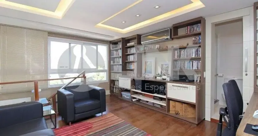 Cobertura 1 dormitório com 3 vagas de garagem à venda no bairro higienópolis em porto alegre