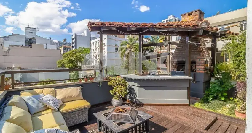 Cobertura de 2 quartos com 1 vaga à venda no bairro auxiliadora em porto alegre