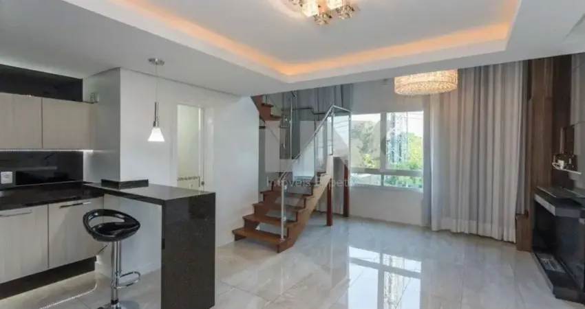 Cobertura de 1 quarto totalmente mobiliada com 2 vagas à venda no bairro passo da areia em porto alegre