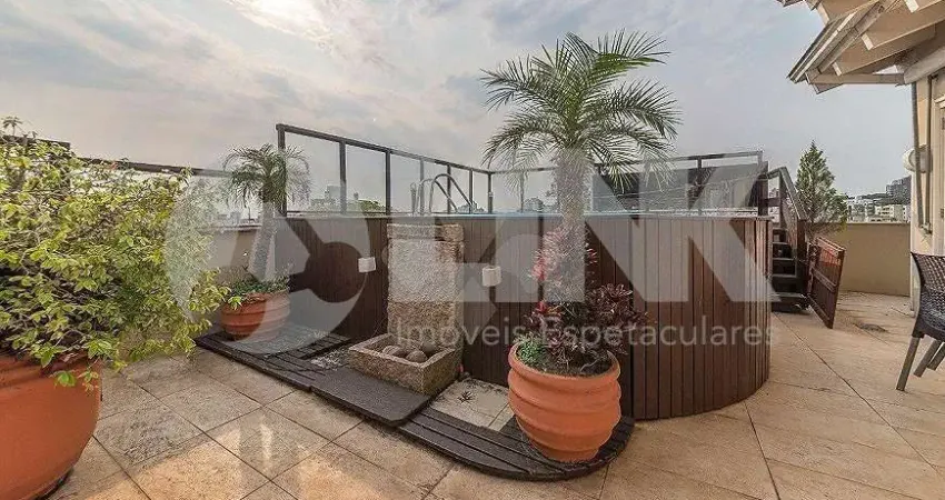 Cobertura 3 quartos com 2 vagas de garagem à venda no bairro mont serrat em porto alegre