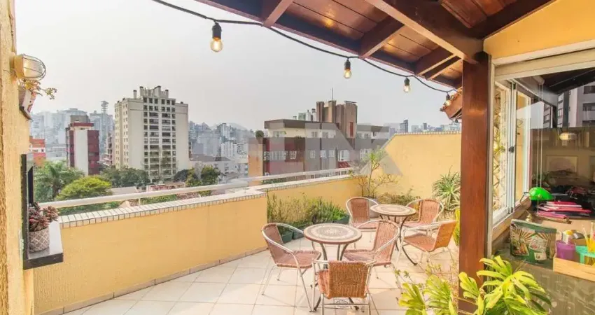 Cobertura de 3 quartos com 2 vagas à venda no bairro petrópolis em porto alegre