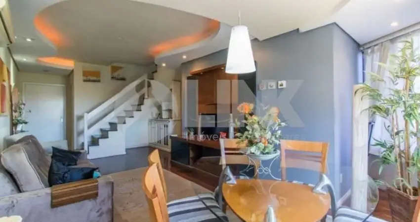 Cobertura de 3 dormitórios sendo 1 suíte com 2 vagas de garagem à venda no bairro jardim planalto em porto alegre, próximo da avenida assis brasil