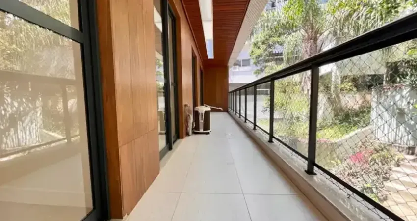 Apartamento em prédio imponente com 4 quartos 2 vagas à venda, 124m² - botafogo/humaitá