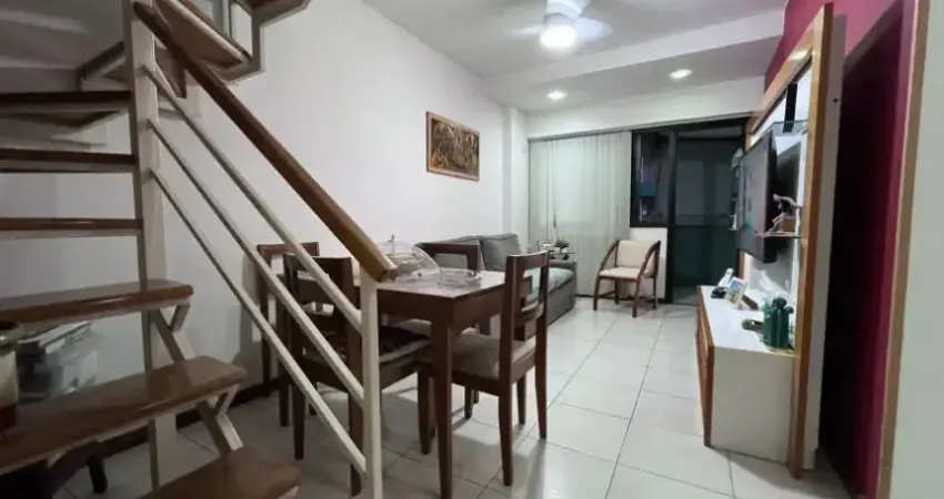 Cobertura duplex linda com 2 quartos suíte 1 vaga à venda, 130m² - tijuca