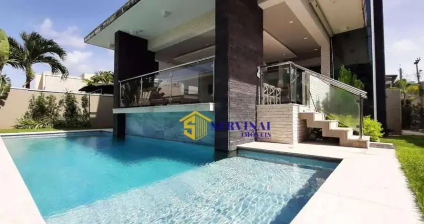 Casa com 4 dormitórios à venda, 450 m² por r$ 3.000.000,00 - pires façanha - eusébio/ce