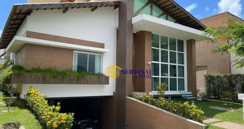 Casa com 4 dormitórios, 535 m² - venda por r$ 4.000.000,00 ou aluguel por r$ 19.900,00/mês - pires façanha - eusébio/ce