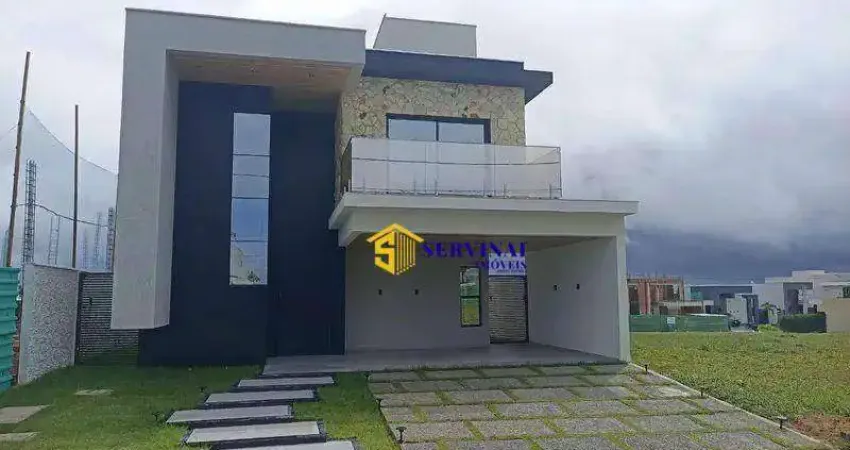 Casa com 4 dormitórios à venda, 245 m² por r$ 1.890.000 - cidade alpha - eusébio/ce