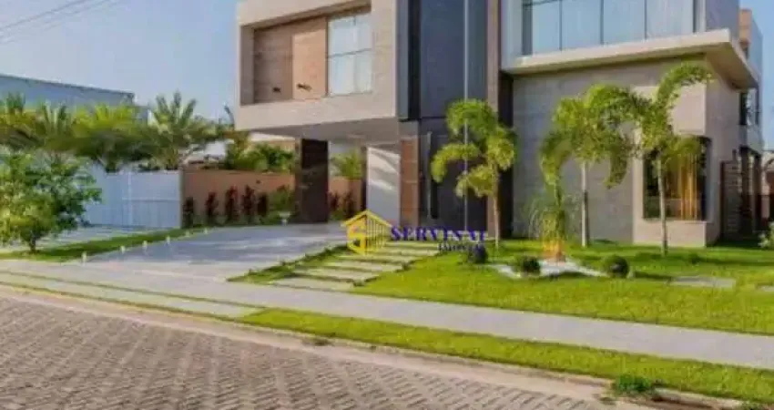 Casa com 5 dormitórios à venda, 383 m² por r$ 2.700.000,00 - pires façanha - eusébio/ce
