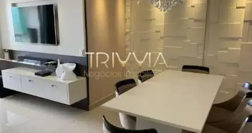 Apartamento decorado com 3 vagas, churrasqueira e lazer completo