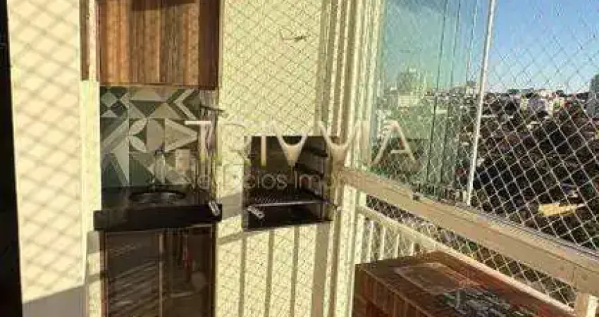 Apartamento com varanda gourmet e 3 quartos no tubalina - porteira fechada