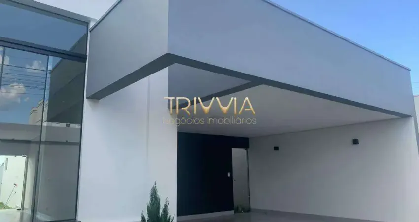 Casa moderna com pé-direito duplo e 3 quartos (1 suíte) – bairro jardim brasília