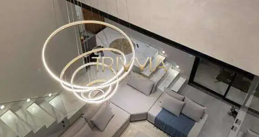 Sofisticação, tecnologia e conforto em sobrado exclusivo no condomínio terras alpha – uberlândia/mg