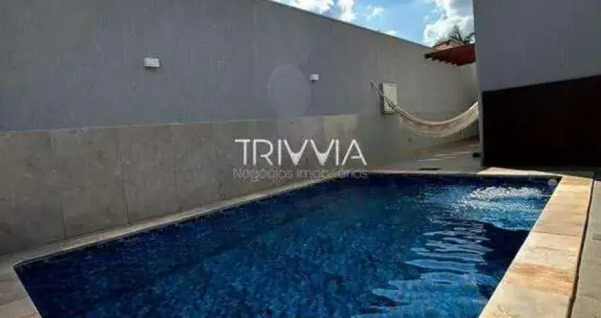 Casa completa, moderna e planejada com piscina aquecida e área gourmet – pronta para morar!