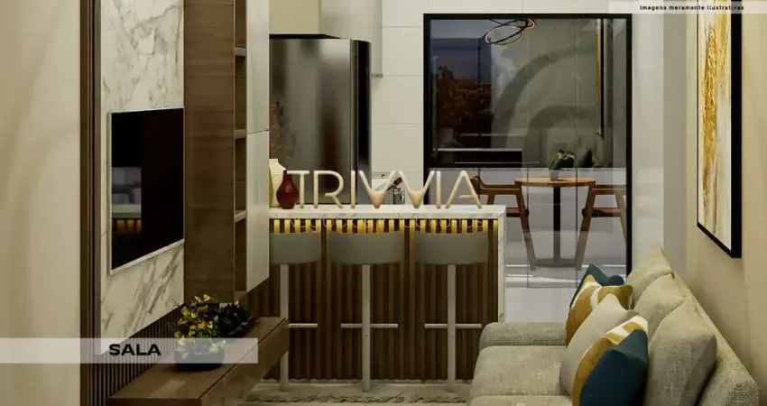 Apartamento à venda, 2 quartos, 1 suíte, 1 vaga, tibery - uberlândia/mg