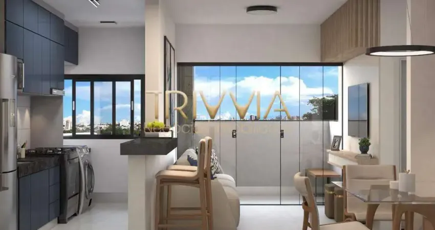 Apartamento à venda, 2 quartos, 1 suíte, 2 vagas, santa mônica - uberlândia/mg