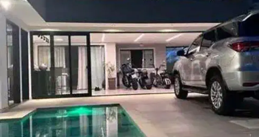 Casa de condomínio para venda possui 400 metros quadrados com 4 quartos