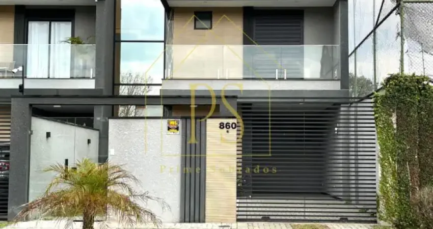 Triplex moderno no pineville, com acabamento alto padrão, 4 quartos, 2 suítes e terraço gourmet com vista incrível