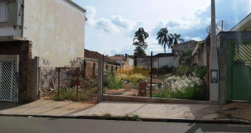 Terreno à venda, 417 m² por r$ 500.000,00 - santa cruz - rio claro/sp