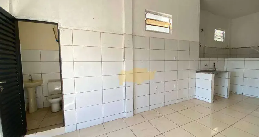 Salão para alugar, 36 m² por r$ 829,68/mês - jardim matheus maniero - rio claro/sp