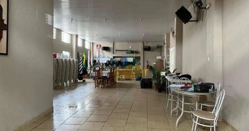 Salão para alugar, 180 m² por r$ 3.100,00/mês - vila operária - rio claro/sp