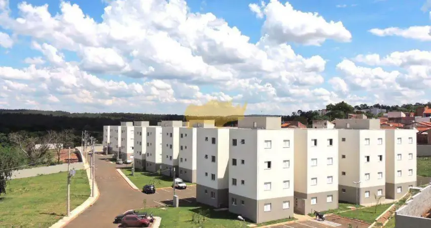 Apartamento novo com 2 dormitórios, sala, cozinha e wc. 1 vaga de garagem.