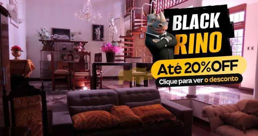 Black rino - aproveite de r$ 1.300.000,00 por r$ 1.235.000,00 casa 375 m² a/c - cidade claret - rio claro/sp