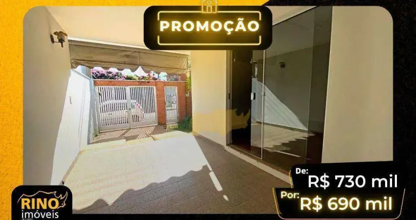 Casa residencial/comercial com 3 dormitórios à venda, 166 m² por r$ 690.000 - cidade jardim - rio claro/sp