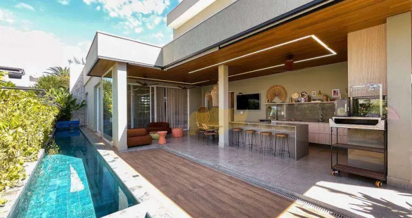 Casa com 3 dormitórios à venda, 372 m² por r$ 4.000.000,00 - cidade jardim - rio claro/sp