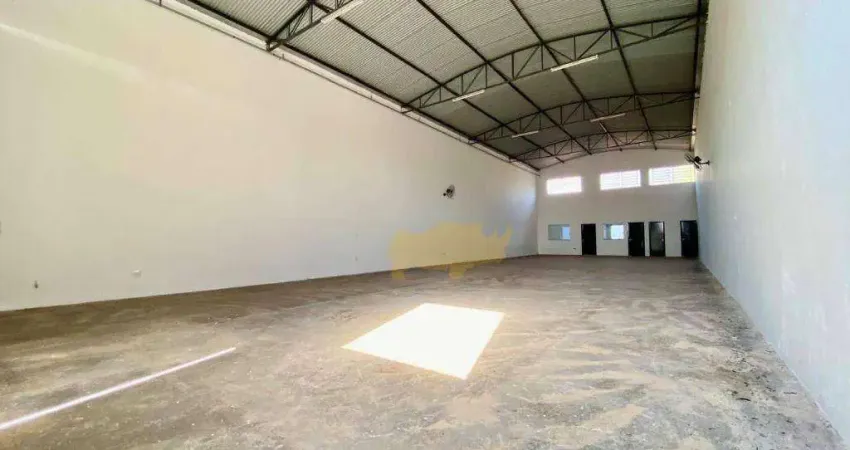 Barracão para alugar, 302 m² por r$ 7.044,03/mês - centro - rio claro/sp