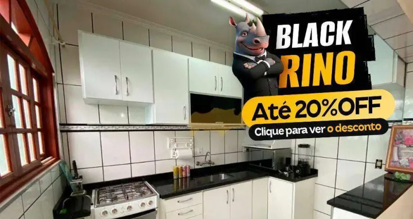 Black rino - aproveite o desconto! casa com 3 dormitórios à venda, 159 m² por r$ 490.000 - jardim residencial das palmeiras - rio claro/sp