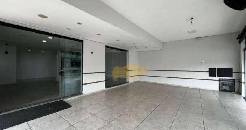 Salão para alugar, 160 m² por r$ 3.600,00/mês - jardim américa - rio claro/sp
