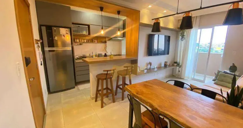 Apartamento com 2 dormitórios à venda, 59 m² por r$ 430.000,00 - jardim mirassol - rio claro/sp