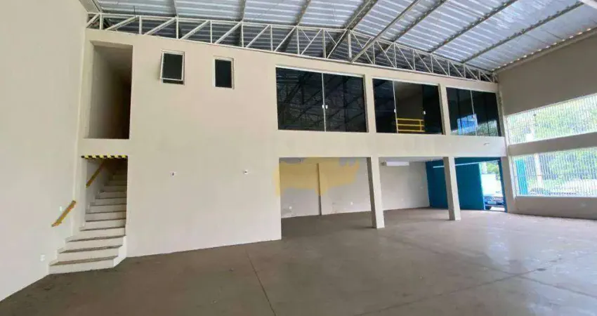 Barracão para alugar, 547 m² por r$ 11.711,19/mês - jardim mirassol - rio claro/sp