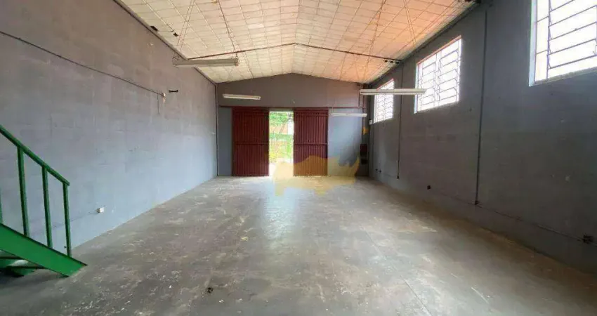 Barracão para alugar, 150 m² por r$ 2.700,00/mês - vila elizabeth (bnh) - rio claro/sp