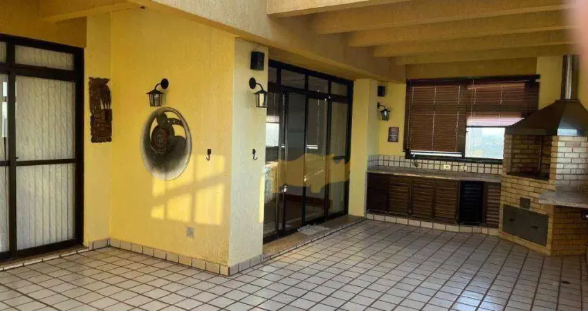 Cobertura com 4 dormitórios à venda, 231 m² por r$ 1.280.000 - jardim claret - rio claro/sp