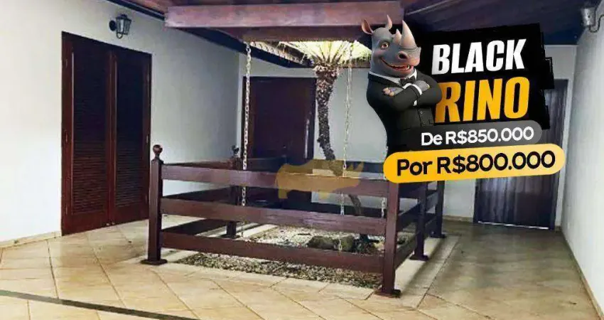 Black rino. aproveite o desconto! casa com 3 dormitórios à venda, 198 m² por r$ 800.000 - jardim itapuã - rio claro/sp