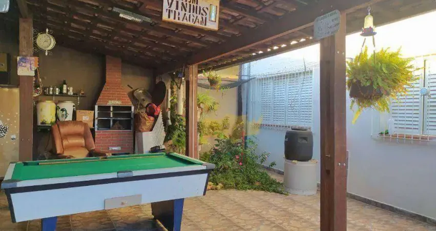 Casa com 3 dormitórios + edícula (sala, cozinha, quarto com suite) e churrasqueira, à venda, 176 m² por r$ 530.000 - santana - rio claro/sp