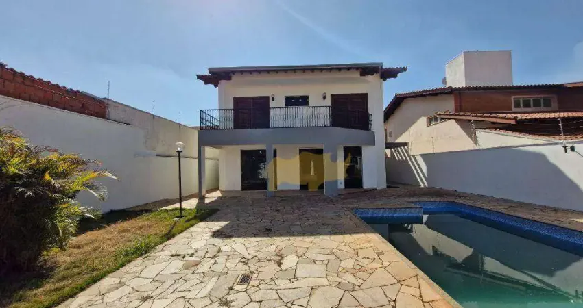 Casa com 5 dormitórios, 402 m² - venda por r$ 1.385.000,00 ou aluguel por r$ 4.800,00/mês - santa cruz - rio claro/sp