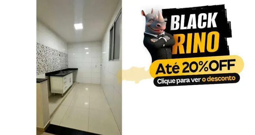 Black rino - de r$ 220.000,00 para r$ 210.000,00 apartamento com 2 dormitórios à venda, 46 m² - jardim itapuã - rio claro/sp