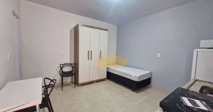 Kitnet com 1 dormitório para alugar, 18 m² por r$ 1.220,00/mês - jardim primavera - rio claro/sp