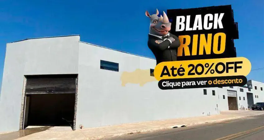 Black rino - baixou de r$ 4.900,00 para r$ 4.600,00 barracão para alugar, 200 m² - diário ville - rio claro/sp