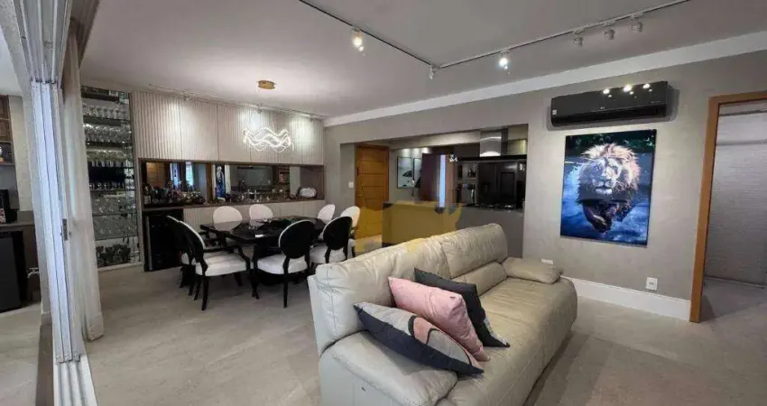 Apartamento com 2 dormitórios à venda, 142 m² por r$ 1.800.000,00 - cidade jardim - rio claro/sp