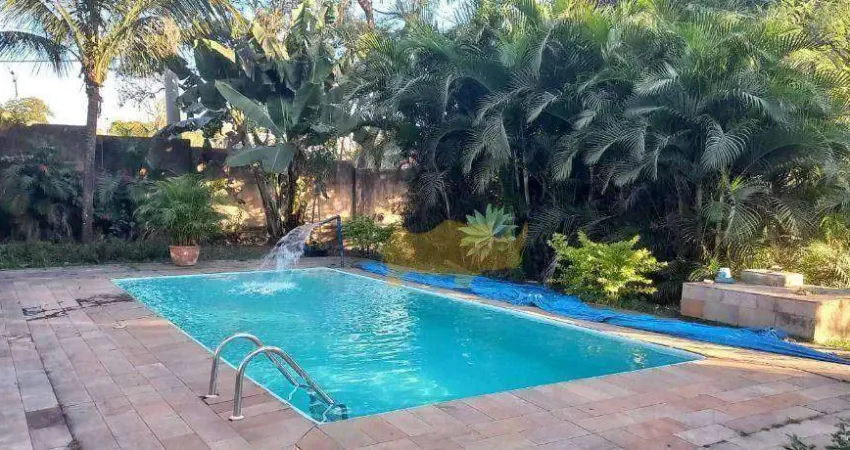 Chácara com 2 dormitórios à venda, 868 m² por r$ 455.000,00 - loteamento fontes e bosques alam grei - rio claro/sp