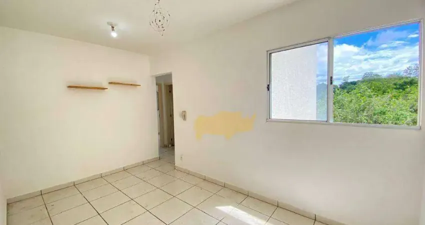 Apartamento com 2 dormitórios para alugar, 48 m² por r$ 1.314,43/mês - parque mãe preta - rio claro/sp