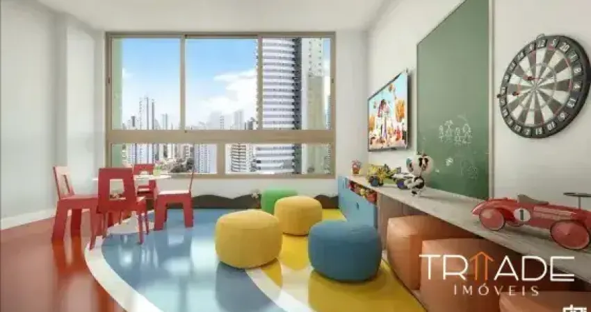 Apartemento/2 quartos na torre com planejados e opção porteira fechada – piscina, academia e varanda
