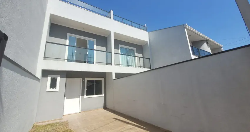 Sobrado a venda no sítio cercado, curitiba, pr, por r$420.000,00