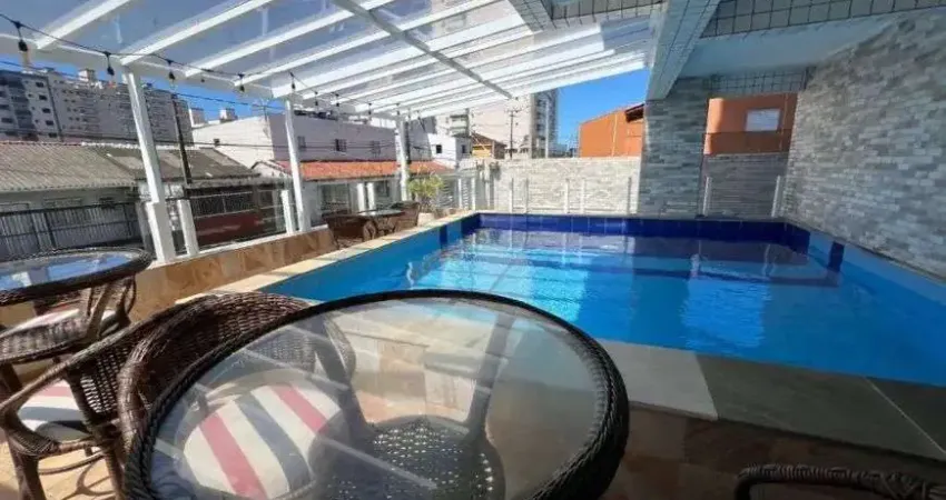 Apartamento 1 dormitório - varanda gourmet - 200mts da praia - próximo ao novo shopping - nova mirim